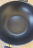 爱仕达无油烟不粘锅炒锅 硬氧耐磨耐用油你控炒菜锅32cm 明火电磁炉通用 炒锅 黑红配件 32cm 实拍图