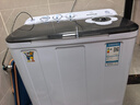 小鸭【官方店】半自动洗衣机迷你小型波轮大容量租房宿舍家用双桶双缸分区脱水甩干老式强力去污 13.5KG【洗8.5+脱5+强劲电机全国联保】 实拍图