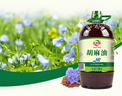 红井源物理压榨胡麻油内蒙热榨亚麻籽油亚麻酸月子油家用热炒食用油4.5L 实拍图