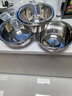 京东京造304不锈钢盆筛五件套 洗菜盆调料和面盆腌肉盆米筛洗菜沥水篮 实拍图