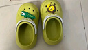 LATE TIME儿童拖鞋夏男童女童1-3岁可爱卡通软底防滑防撞婴幼儿宝宝洞洞鞋 墨绿【狮子鳄鱼】 16 cm内长【适合约2.5-3岁】 实拍图