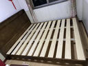 京东京造家居悦枫实木床 天然橡胶木 主卧双人床胡桃色1.8×2米 实拍图