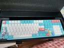 AKKO初音未来二次元联名电竞游戏ai客制化三模机械键盘108键热插拔无线键盘 奶青轴-绿色款 实拍图