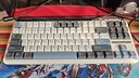 狼蛛（AULA）F87ProV2客制化无线机械键盘电竞游戏专用  蓝牙/2.4G/有线三模连接全键热插拔gasket结构办公键盘 F87 Pro 星际迷航 灰木轴V4 实拍图