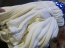 贸正 纯棉礼仪白手套劳保12付 无尘棉布纱线文玩盘珠宝展示开车表演 薄厚适中 白色 实拍图