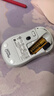罗技（Logitech）M221 轻音鼠标 无线鼠标 办公鼠标 对称鼠标 带无线微型接收器 米白色 实拍图