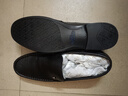 红蜻蜓男鞋秋冬男士爸爸一脚蹬软面皮商务休闲皮鞋男WTA42860 黑色42 实拍图