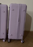 不莱玫行李箱女拉杆箱登机旅行箱男密码大容量侧开三代24英寸 紫色 实拍图