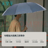 天堂 加大雨伞三折 晴雨两用商务伞10骨大雨伞男女 兰灰 实拍图