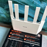 Tenda腾达路由器【千兆WiFi6+穿墙王】无线AX3000信号增强家用放大器Mesh限时补贴金榜一名云霄白立式 实拍图
