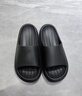 朴西新款EVA踩屎感厚底拖鞋女士居家室内情侣拖鞋男 黑色 44-45 实拍图