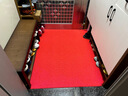 世希加厚丝圈红地毯进门口入户门拉丝地垫可裁剪室外防水防滑pvc脚垫 红色【加厚15MM】 定制尺寸及logo文字联系客 实拍图