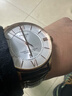 时仕（SEURE）1853天梭表带真皮手表带男适用力洛克俊雅海星卡森杜鲁尔蝴蝶扣升级款表带 黑色【无扣平口】 21mm 实拍图