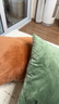 京东京造棉花糖抱枕 超柔棉棉绒沙发床头客厅办公室腰靠枕垫苔藓绿45x45cm 实拍图
