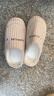 【福利价】小熊小兔棉拖秋冬季情侣保暖学生男拖鞋女居家棉拖鞋 小熊小兔棉拖-咖色 38-39 适合37-38 实拍图