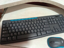 罗技（Logitech）MK275 键鼠套装 无线键鼠套装 办公键鼠套装 全尺寸 商务键鼠套装 带无线2.4G接收器 黑蓝色 实拍图