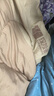 探险者（TAN XIAN ZHE）睡袋成人户外睡袋冬季加厚防寒露营隔脏睡袋登山零下拼接双人四季 【2.0KG】连帽可拼接睡袋-暖沙色 实拍图