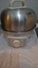 美的（Midea）煮蛋器蒸蛋器双层家用自动断电神器防干烧不锈钢便携式家用煮蛋器MZ-ZDE16T72 实拍图