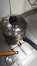 炊大皇304不锈钢奶锅+蒸屉辅食锅汤锅婴儿宝宝煮牛奶热奶锅泡面锅18cm 实拍图