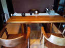 桌面板实木板定制松木办公会议桌餐桌飘窗桌面吧台板书桌面板定做 榆木定制专拍 实拍图