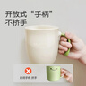 世喜儿童漱口杯1-3-6岁食品级宝宝婴儿刷牙敞口杯子宽手柄便携防摔 实拍图
