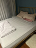 富安娜全棉床笠罩单件 纯棉床单床罩隔脏床垫保护套 可水洗床罩高26cm 【长绒棉热销款】灰色 1.8米床 180cm*200cm 实拍图