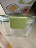 乐扣乐扣（LOCK&LOCK）厨房玻璃饭盒套装耐冷耐热玻璃便当盒2件套绿色(300ML*2) 实拍图