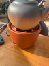 容山堂粗陶茶壶煮茶器茶具套装泡茶壶烧水壶电陶炉围炉煮茶碳炉酒精炉 粗陶提梁壶-祥云钮 780ml 实拍图