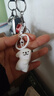 奇莔线条狗钥匙扣玩具情侣磁吸贴贴创意卡通不离不弃书包挂件礼物 磁吸小狗钥匙扣*1对 实拍图