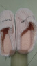 【福利价】小熊小兔棉拖秋冬季情侣保暖学生男拖鞋女居家棉拖鞋 小熊小兔棉拖-粉色 36-37 适合35-36 实拍图
