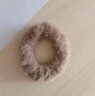 儿童毛绒大肠发圈秋冬兔耳朵毛圈头绳扎马尾皮筋毛毛发绳TS05 TS05-毛毛发圈2个随机 实拍图