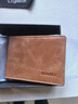 歌若拉驾驶证皮套男士多功能真皮卡包机动车行驶证件保护套二合一驾照套 卡其色-五证件位 实拍图