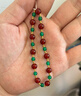 六福珠宝 红玉髓手串DIY搭配串珠素串配件单串 红玉髓手链约6mm 实拍图
