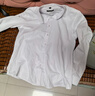 罗蒙（ROMON）纯色商务职业正装男士白衬衫工装外套长袖衬衣男CS108白色XL 实拍图