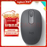 罗技（Logitech）M196 无线蓝牙鼠标 办公鼠标 笔记本商务办公家用 小巧便携 对称手型 石墨灰 实拍图