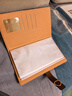 朗捷存单收纳夹票据收纳册银行存单收纳本多功能票据夹存折现金支票夹报销单册子皮面大容量票据卡包 实拍图