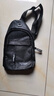【运动腰包】跑步包男休闲斜挎包手机包防泼水健身包 黑色 实拍图