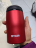 虎牌（TIGER）不锈钢保温保冷杯原装进口水杯MJA-B024-RMT深红色240ML 实拍图