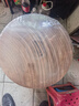 正宗越南红铁木砧板切菜板家用抗菌粘板圆形案板实木刀板菜墩加厚 直径39*厚5cm钢圈包边正宗红铁木 实拍图