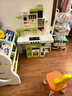 Eve Stone SPECIAL GIRL LIKE YOU玩具女孩厨房玩具3-6岁套装仿真厨具做饭煮饭过家家5儿童新年礼物 超大号100cm+烤面包机+101件套绿 小厨房4岁男女孩6-12宝宝1 实拍图