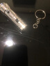 【二合一】LED手电筒+验钞灯紫外线双键 钥匙挂件小电筒验钞紫光灯纸币防伪 双用应急照明灯热销款 双用：小电筒/验钞紫光灯（银色1个） 实拍图