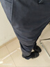京东京造【舒适高弹】男士休闲裤四季百搭裤子男直筒西裤男裤 黑2.0 3XL 实拍图