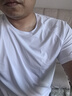 京东京造【100 超轻速干】运动T恤夏季户外跑步健身短袖男 白色2.0 2XL 实拍图