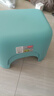 美丽雅塑料家用小板凳子 加厚防滑矮凳儿童浴室洗澡换鞋凳 蓝色1只 实拍图