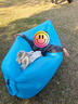 爱拉屋优充气沙发音乐节户外沙发露营懒人充气沙发便携气垫床自动空气床 大号蓝色【含收纳袋】 实拍图