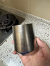 SIMELO施美乐纯钛咖啡杯泡茶杯家用户外敞口酒杯拿铁杯办公双层钛水杯 璀璨银河 200ml 内外纯钛 实拍图