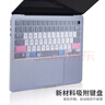 极川 Apple苹果MacBook Air13.6英寸M4/M3/M2硅胶键盘膜2025/24/22款笔记本电脑键盘保护膜快捷键防尘 实拍图