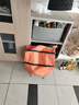 折叠购物车超市买菜拉杆拖轮拉车购物袋便携手拉包可折叠家用轮子 桔色+2个轮子+折叠收纳*1个 实拍图