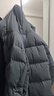 京东京造【高充绒312G】90绒羽绒服男冬季男女长款加厚保暖外套 灰色 XL 实拍图