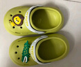 LATE TIME儿童拖鞋夏男童女童1-3岁可爱卡通软底防滑防撞婴幼儿宝宝洞洞鞋 墨绿【狮子鳄鱼】 16 cm内长【适合约2.5-3岁】 实拍图